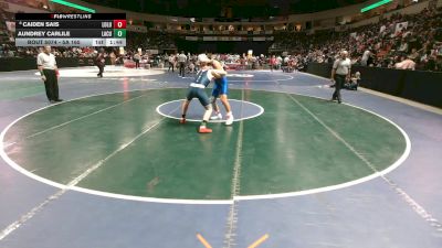 5A 165 lbs Champ. Round 1 - Aundrey Carlile, La Cueva vs Caiden Sais, Los Lunas