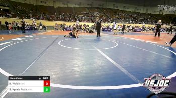 Semifinal - Blazyn Welch, Claremore Wrestling Club vs Sage Kpiele Poda, Noble Takedown Club