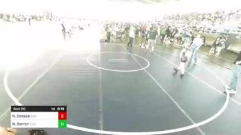 62 lbs Semifinal - Nico Distasio, Region Wr Ac vs Madden Barron, Black Cat WC