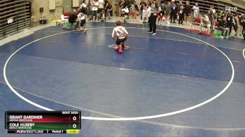 81-87 lbs Champ. Round 2 - Grant Gardiner, Uintah Wrestling vs Cole Huseby, Devils Wrestling