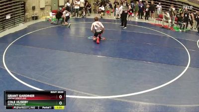 81-87 lbs Champ. Round 2 - Grant Gardiner, Uintah Wrestling vs Cole Huseby, Devils Wrestling