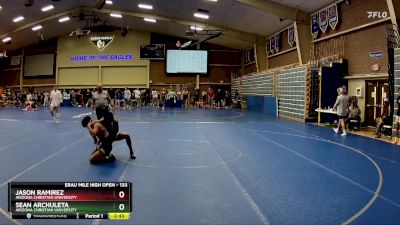 133 lbs Cons. Round 5 - Sean Archuleta, Arizona Christian University vs Jason Ramirez, Arizona Christian University