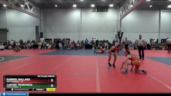 105 lbs Finals (2 Team) - Gabriel Ballard, Mat Assassins vs Carter Trukovich, Terps Xpress