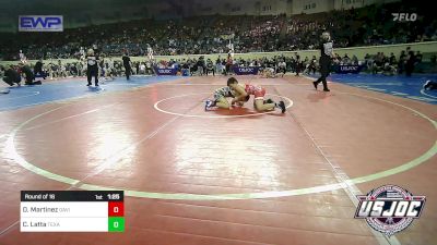 83 lbs Round Of 16 - Deagen Martinez, Davis vs Cole Latta, Texas Elite Wrestling