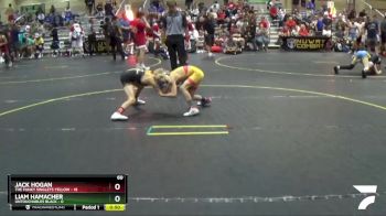 60 lbs Finals (8 Team) - Liam Hamacher, Untouchables Black vs Jack Hogan, The Funky Singlets Yellow