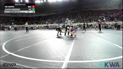 145 lbs Round Of 16 - Gia Garcia, Wagoner Takedown Club vs Alayah Robinson, Plainview Youth Wrestling Club
