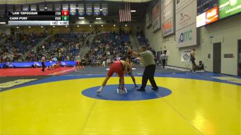 141 lbs Cons. Round 3 - Lain Yapoujian, Stanford University vs Cash Port, Unattached-Vanguard