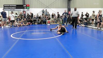 85 lbs Rr Rnd 7 - Mason Martinez, Brawler Elite - K8 vs Josiah Pacheco, M2 Training Center - K8