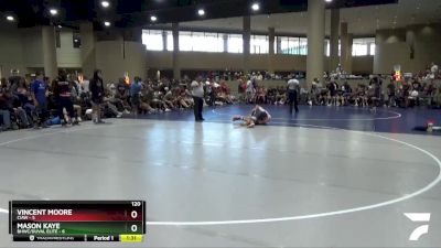 120 lbs Round 2 Champ & Wb (32 Team) - Vincent Moore, CIAW vs Mason Kaye, BHWC/Duval Elite