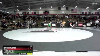 133 lbs Champ. Round 2 - Damien Flores, Quincy vs Matthew Chi, Wisconsin-Parkside