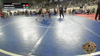 100 lbs Consi Of 8 #2 - Julianna Poff, Harrah Little League Wrestling vs Gentry Pickett, Shelton Wrestling Academy