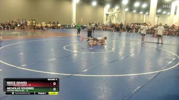 150 lbs Round 3 (10 Team) - Reece Graves, Team Montana Sidney vs Nicholas Souders, Anchor Wrestling