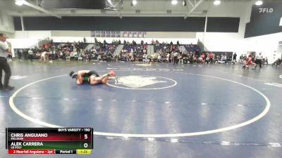 150 lbs Semifinal - Chris Anguiano, Millikan vs Alek Carrera, LB Poly