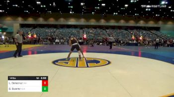 141 lbs Prelims - Lorenzo Delacruz, California Baptist University vs Gerardo Suarez, Highline College