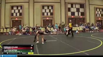 85 lbs Round 5 (6 Team) - Clayton Ritter, Gorilla Grapplers Wrestling vs Morgan Hyland, Dark Angels