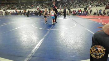 43 lbs Consi Of 16 #1 - Jericho Williams, Powerhouse Gold vs Maddox Wilson, Shelton Wrestling Academy
