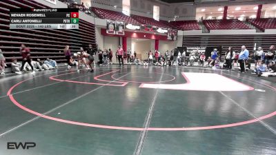 140 lbs Consolation - Nevaeh Rosewell, Putnam City vs Carli Antonelli, Putnam City West