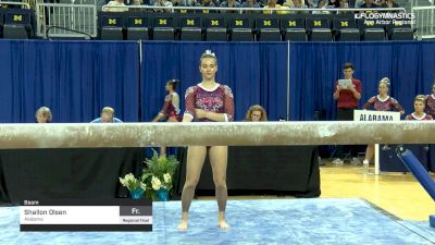 Shallon Olsen - Beam, Alabama - 2019 NCAA Gymnastics Ann Arbor Regional Championship