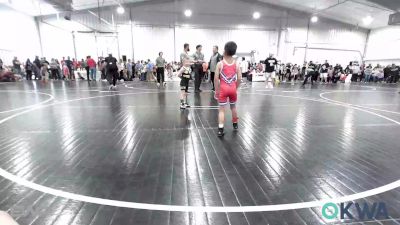 43 lbs Consi Of 8 #2 - Benjamin Kroll, Raw Wrestling Club vs Dawson Wise, Tecumseh Youth Wrestling