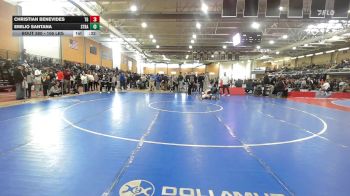 106 lbs Consi Of 4 - Christian Benevides, Toll Gate vs Emilio Santana, Saint Raphael Academy