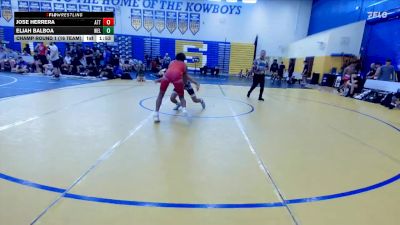 132 lbs Champ Round 1 (16 Team) - Eljah Balboa, Wellington vs Jose Herrera, Attack WC