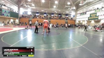 285 lbs Quarterfinal - Aiden Astronomo, Rancho Bernardo vs Jacob Norcross, Bishop Gorman