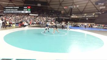 Boys 2A 138 lbs Cons. Round 2 - Nathaniel Flores, Othello vs Austin Wallace, Hockinson