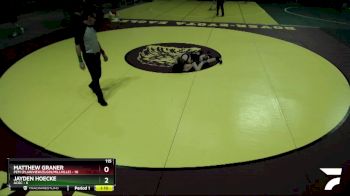 115 lbs Semis & 1st Wrestleback (8 Team) - Matthew Graner, PEM (Plainview/Elgin/Millville) vs Jayden Hoecke, ACGC