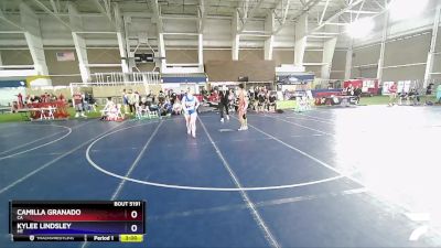 170 lbs 3rd Place Match - Camilla Granado, CA vs KyLee Lindsley, MT