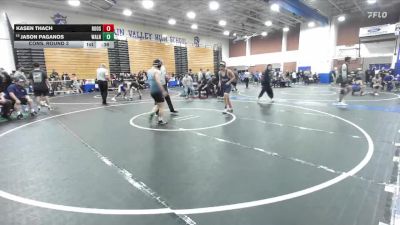 132 lbs Cons. Round 3 - Jason Paganos, Walnut vs Kasen Thach, Eleanor Roosevelt