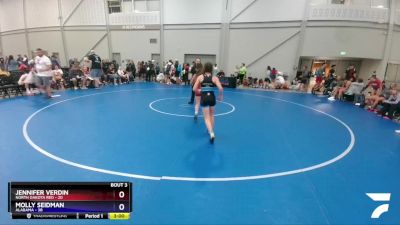 100 lbs Round 2 (4 Team) - Jennifer Verdin, North Dakota Red vs Molly Seidman, Alabama
