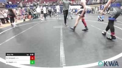 105-110 lbs Quarterfinal - Gage Vincent, Lions Wrestling Academy vs Dayton Rash, Marlow Outlaws