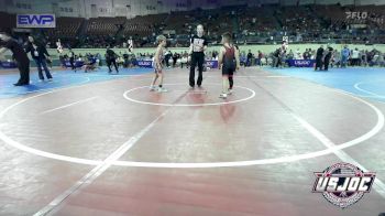 83 lbs Consi Of 4 - Roman Buller, Weatherford Youth Wrestling vs Baylor Allison, Checotah Matcats