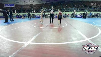 83 lbs Consi Of 4 - Roman Buller, Weatherford Youth Wrestling vs Baylor Allison, Checotah Matcats