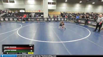 49 lbs Cons. Round 2 - Asher Fewson, IA vs Westin Sledge, NE