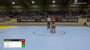 55 lbs Prelims - Kohbe Albert, Owasso WC vs Boston Cape, Team Tulsa WC