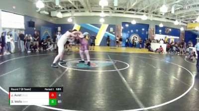 215 lbs Round 7 (8 Team) - Jett Aulet, Soldier City vs Gavin Wells, Braves WC