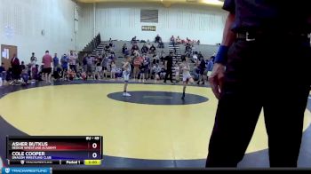 49 lbs Quarterfinal - Asher Butkus, Region Wrestling Academy vs Cole Cooper, Dragon Wrestling Club