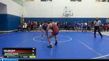 182 lbs Champ. Round 2 - Jeremiah Aybar, Loyola Blakefield vs Kai Argyros, Don Bosco Prep