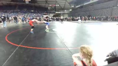 97 lbs Cons. Round 4 - Zayne Martin, Clark County Youth Wrestling vs Noah Lansford, Kitsap Ironman Wrestling Club