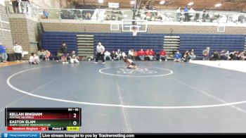 55 lbs Cons. Round 2 - Easton Elam, North Country Wrestling Club vs Kellan Bingham, Fighting Squirrels