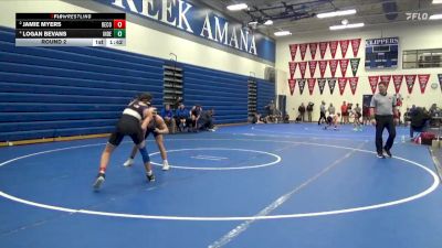 JV-17 lbs Round 2 - Jamie Myers, Benton Community vs Logan Bevans, Independence