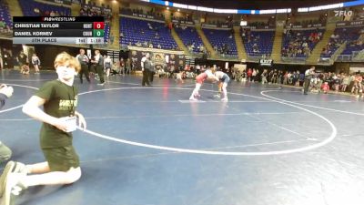 140 lbs 5th Place - Christian Taylor, Huntingdon vs Daniel Kornev, Council Rock