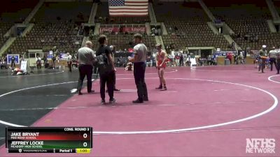 145 lbs Cons. Round 3 - Jeffrey Locke, McAdory High School vs Jake Bryant, Pike Road School