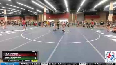 126 lbs Semifinal - Troy Spratley, Texas Pride Wrestling Club vs Xavier Flanagan, Spartan Mat Club