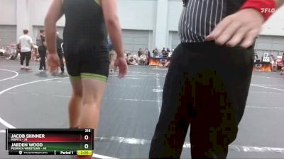 215 lbs Placement (4 Team) - Jacob Skinner, Misfits vs Jaeden Wood, Pedraza Wrestling