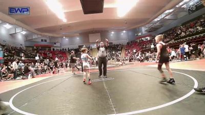 64 lbs Quarterfinal - Jett Runk, Sperry Wrestling Club vs Caleb Johannesen, Collinsville Cardinal Youth Wrestling