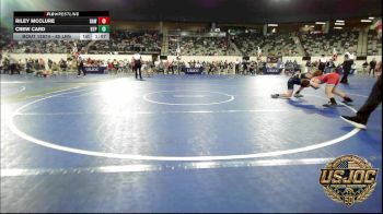 85 lbs Semifinal - Riley Mcclure, Raw Wrestling Club vs Crew Card, Tulsa Blue T Panthers