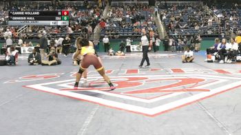 5A - 152 lbs Cons. Semi - Genesis Hall, Simon G. Atkins Academic & Technology High School vs Carrie Holland, Franklin High School