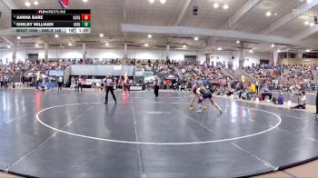 Girls 145 lbs Champ. Round 1 - Jianna Bare, Coffee Co. Central High School vs Shelby Williams, Gibbs High School